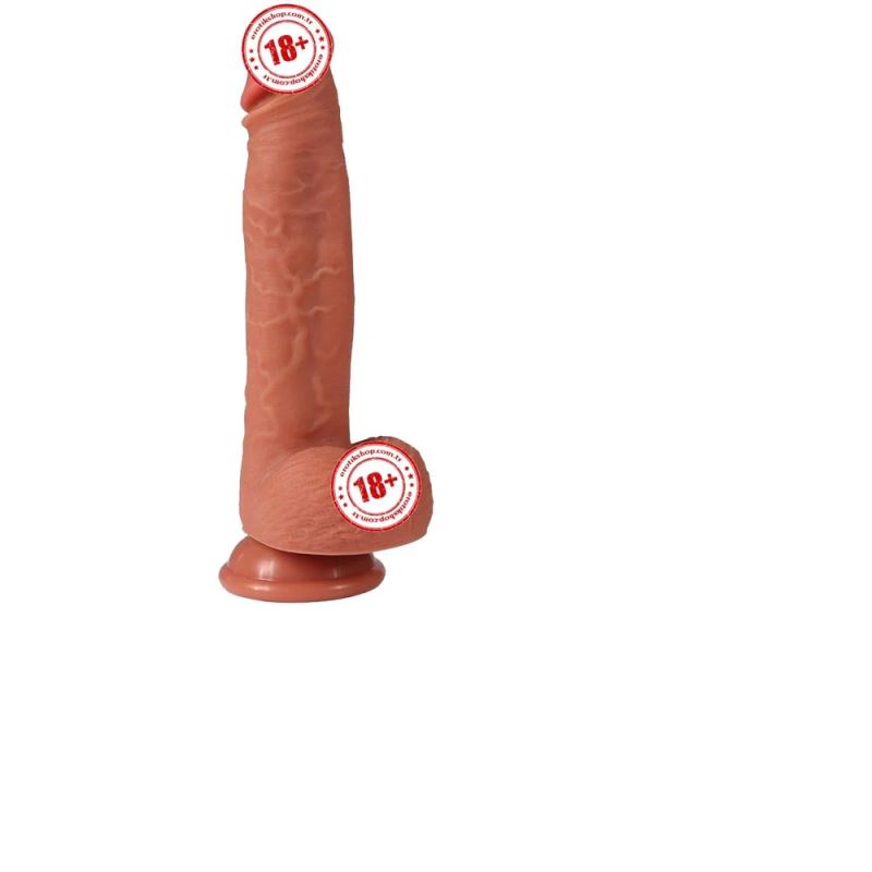 Dildo SeShequ Dildo Series Leo 23 cm Natural Doku Realistik Penis 