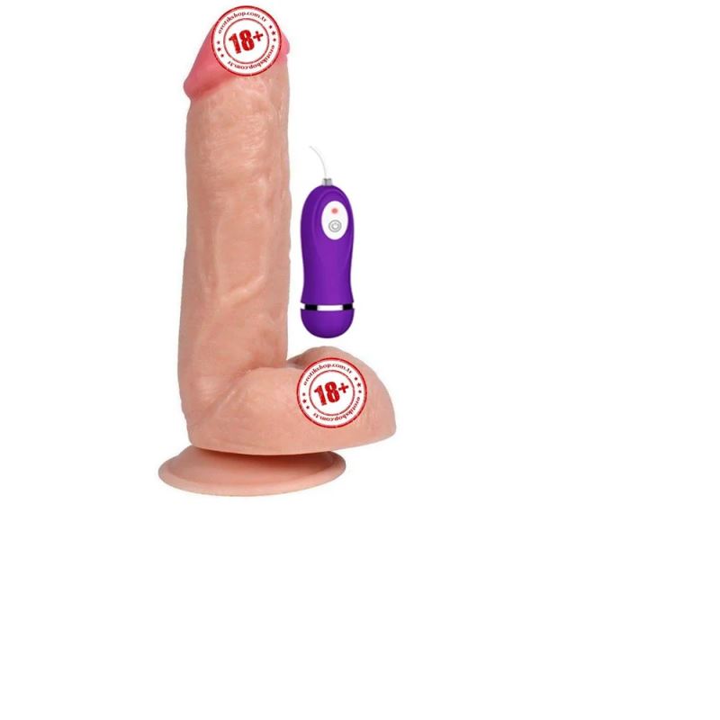 Shequ Kassadin Vibrating Dildo 18 cm Titreşimli Realistik Penis 