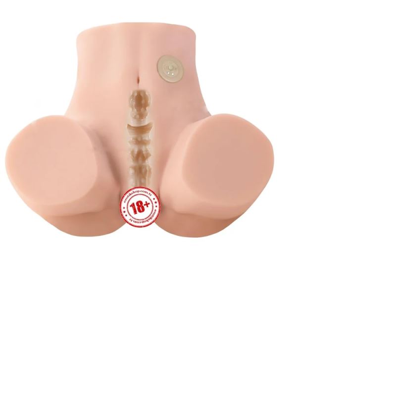 Shequ Maya Emişli ve Titreşimli Realistik Kalça Masturbator