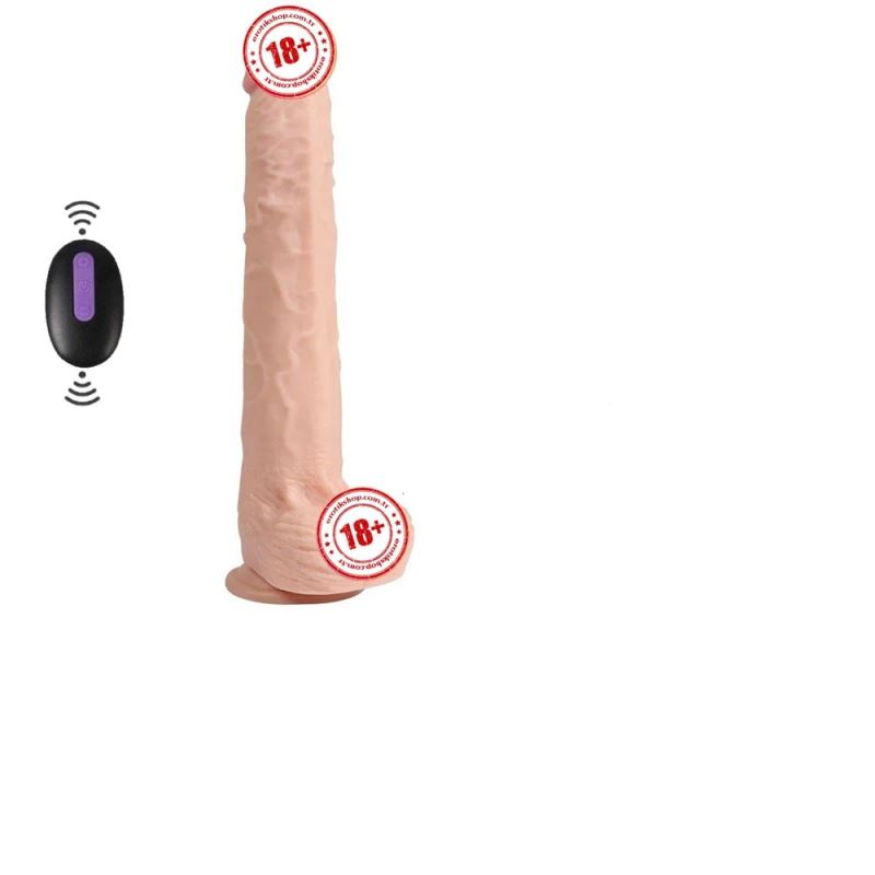 Shequ Vibrating Dildo Series Bart 29 cm Titreşimli Realistik Penis 