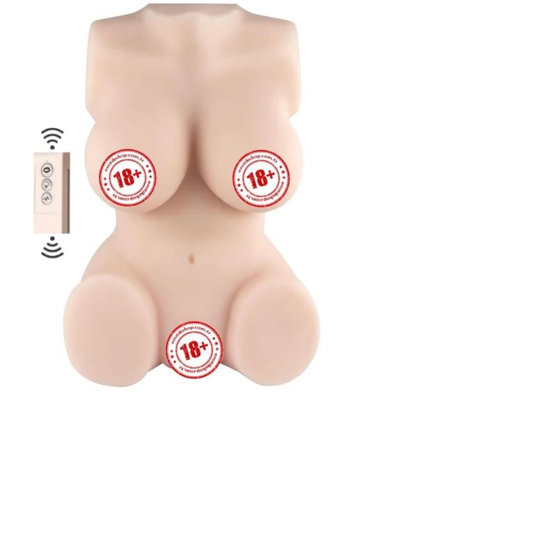 Shequ Wendy Emiş Güçlü ve Titreşimli Yarım Vücut Masturbator