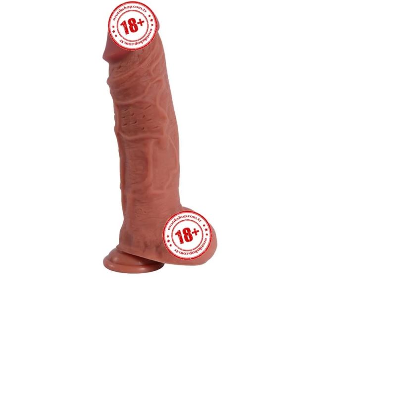 Xise Dildo Series Jihad King 27 cm Ultra Gerçek Et Dokulu Realistik Kalın Penis 