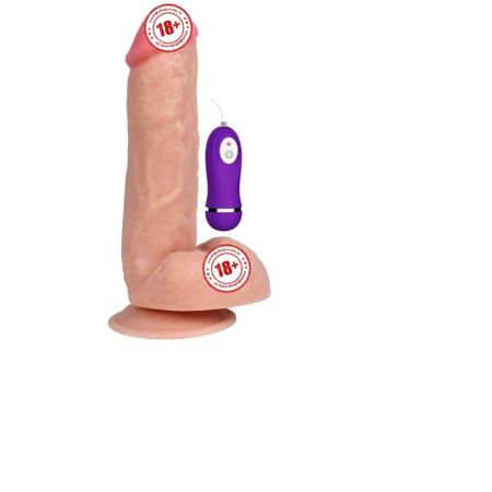 Shequ Kassadin Vibrating Dildo 18 cm Titreşimli Realistik Penis 