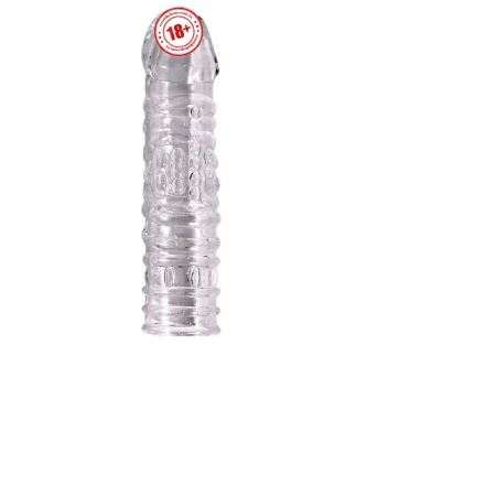 Shequ Noel Penis Sleeve Silikon Şeffaf Penis Kılıfı